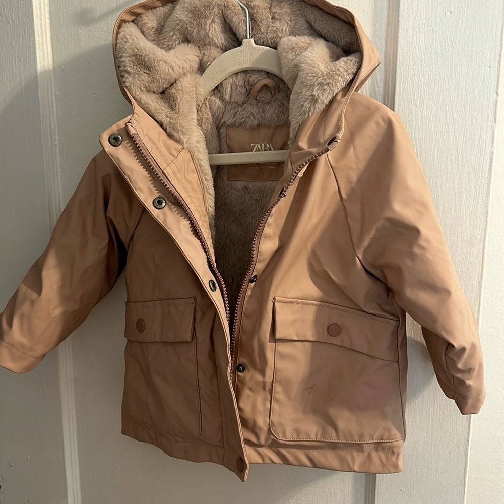 Zara lined raincoat